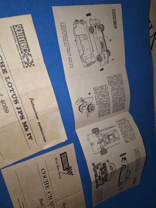 Scalextric Exin Instrucciones Mantenimiento Coches
