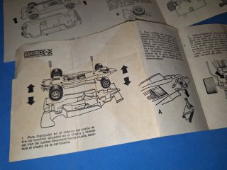 Scalextric Exin Instrucciones Mantenimiento Coches