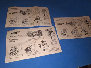 Scalextric Exin Instrucciones Mantenimiento Coches