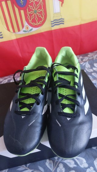 Zapatillas Fútbol Adidas Campo Negro/Verde