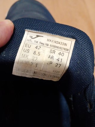Zapatillas Futsal Joma Azul y Amarillo