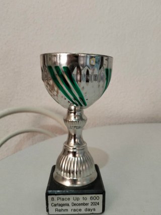 Copa de plata decorativa