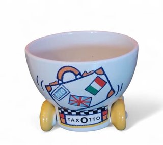 Cedo rara coppia di tazze vintage "Le Ruotazze"