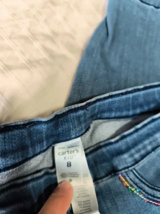 Jegging vaquero para niña Carter's