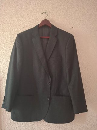 Chaqueta de caballero gris