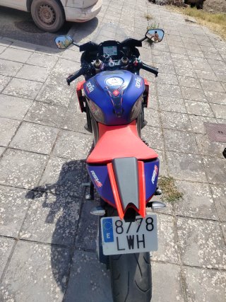 Aprilia RSV4 Factory 2022 Azul/Naranja/Rojo