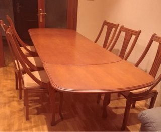 Mesa de comedor con 6 sillas