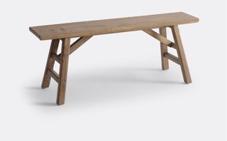 Banco o pie de cama ( madera de olmo)