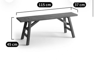 Banco o pie de cama ( madera de olmo)
