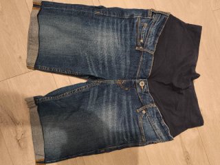 Pantalones cortos premamá vaqueros y tela fina