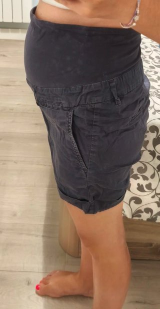 Pantalones cortos premamá vaqueros y tela fina