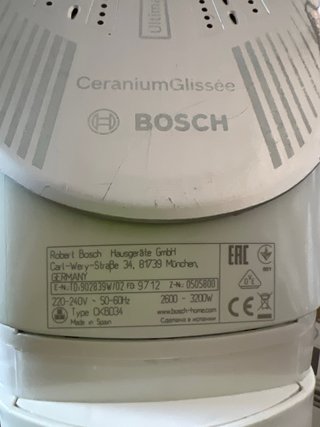 Plancha Bosch Sensixx DI90 2800W (leer)
