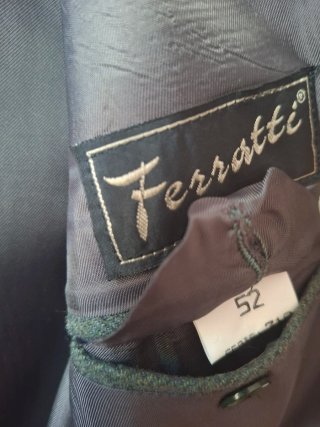 Chaqueta de caballero verde