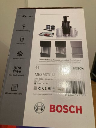Licuadora Bosch VitaExtract Slow Juicer