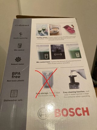 Licuadora Bosch VitaExtract Slow Juicer