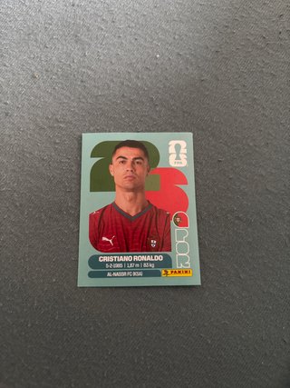 Cromo Cristiano Ronaldo Portugal Panini