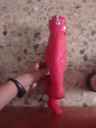 Figura antiestrés roja