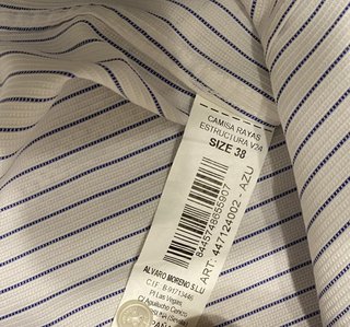 Camisa. Álvaro Moreno. Talla 38