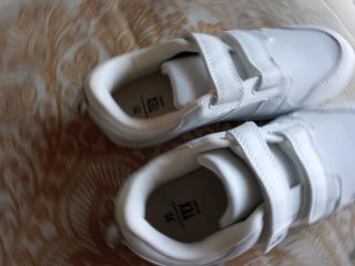 Zapatillas blancas velcro talla 35