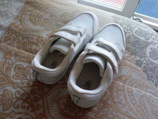 Zapatillas blancas velcro talla 35