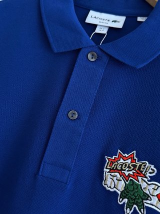 Polo Lacoste Azul talla M=4 Slim fit