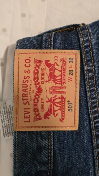 Pantalones Levi's 501 Mujer Azul