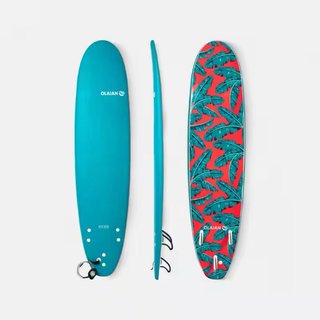 Tabla de surf espuma OLAIAN 7'8 + Leash + Quillas