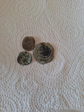 Lote 3 monedas antiguas españolas