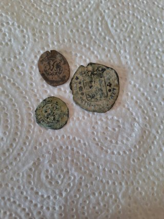 Lote 3 monedas antiguas españolas