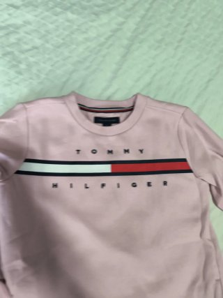 Vestido Sudadera Rosa Tommy Hilfiger. Niña talle 8