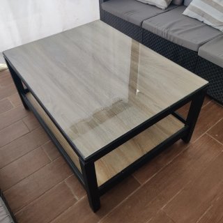 Conjunto de Sofá y Mesa de Jardín