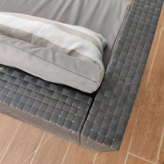 Conjunto de Sofá y Mesa de Jardín
