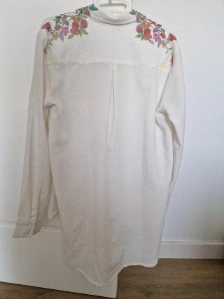 Camisa Desigual floral blanca