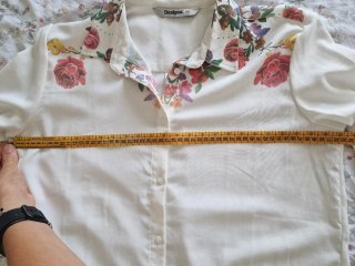 Camisa Desigual floral blanca