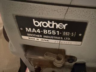 Remalladora industrial Brother MA4-B551