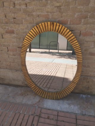 Espejo Ovalado Diseño Años 40