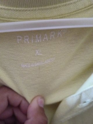 Polo amarillo Primark talla xl