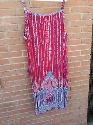 Vestido estampado talla 4XL, Nuevo.