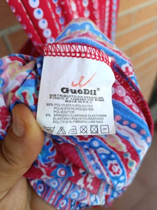 Vestido estampado talla 4XL, Nuevo.