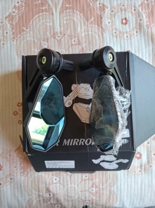 Espejos Retrovisores Manillar Moto