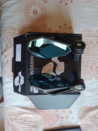Espejos Retrovisores Manillar Moto