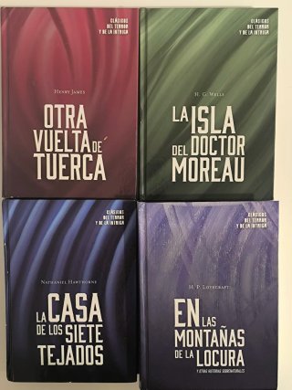 Lote 4Libros de terror y historia sobrenaturales