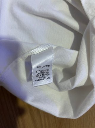 Camiseta Essentials Blanca oversize