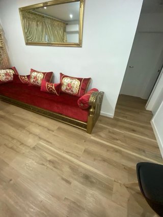 Sofá Marroquí Sedader Rojo y Dorado