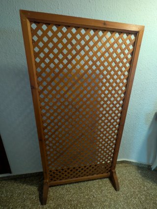 Celosía de madera decorativa