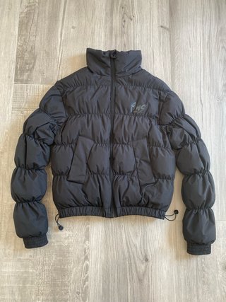 Chaqueta acolchada Polinesia negra
