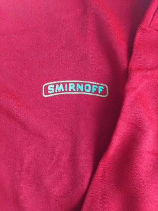 Sudadera Smirnoff Roja 80s Nueva
