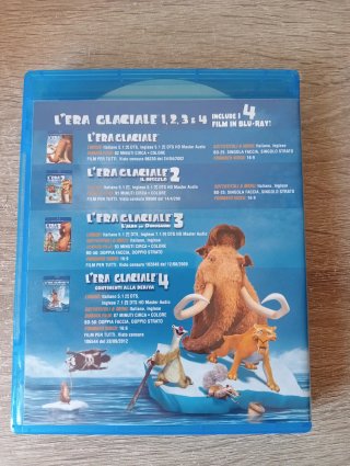 L'Era Glaciale 1, 2, 3 & 4 Blu-ray