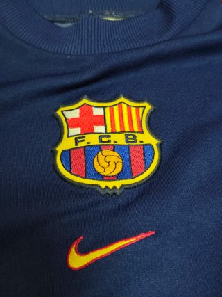 Sudadera FC Barcelona 98/99 Nike Azul/Roja