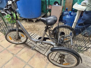 Triciclo Eléctrico Monty con Cestas